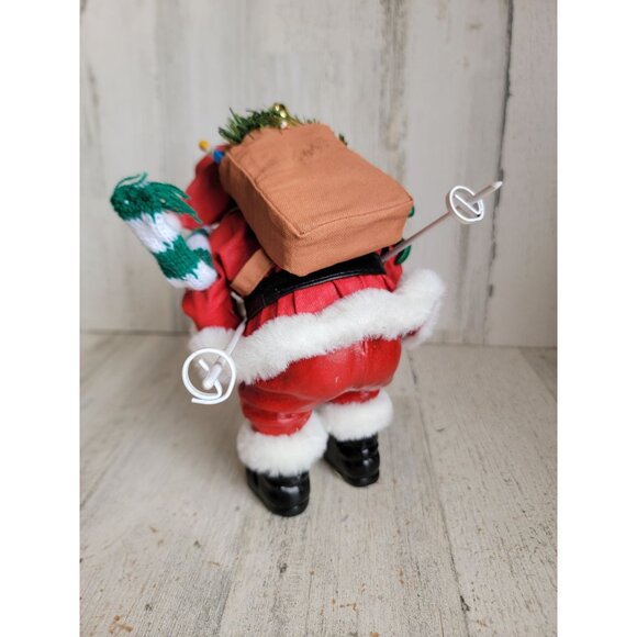 KSA ski Santa skier‎ elf home decor figure vintage Xmas - Picture 5 of 8